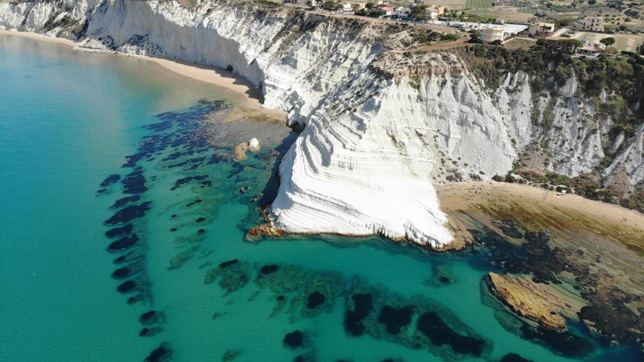 Апартаменты L'Aurora Scala Dei Turchi Реальмонте Экстерьер фото